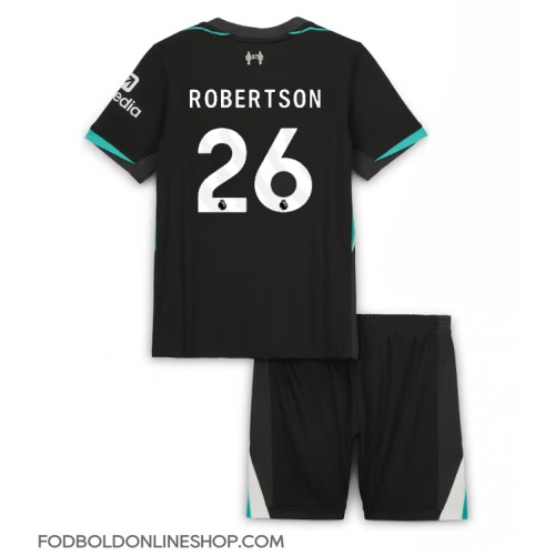 Liverpool Andrew Robertson #26 Udebane Trøje Børn 2024-25 Kortærmet (+ Korte bukser)